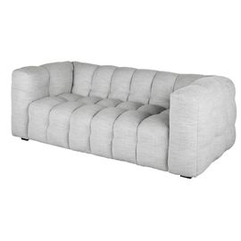 Canapé Nuage 2 Places Gris Clair Chiné