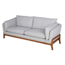 Canapé 3 Places Gris Clair Chiné