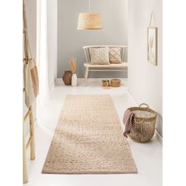 Tapis De Laine Beige 70x200