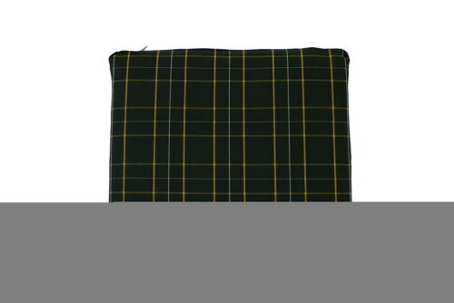 Pack 2 Coussins Chaise De Jardin Carrés Verts