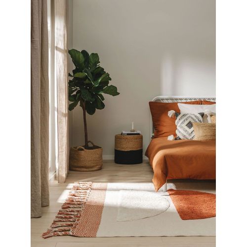 Tapis En Coton Orange 160x230