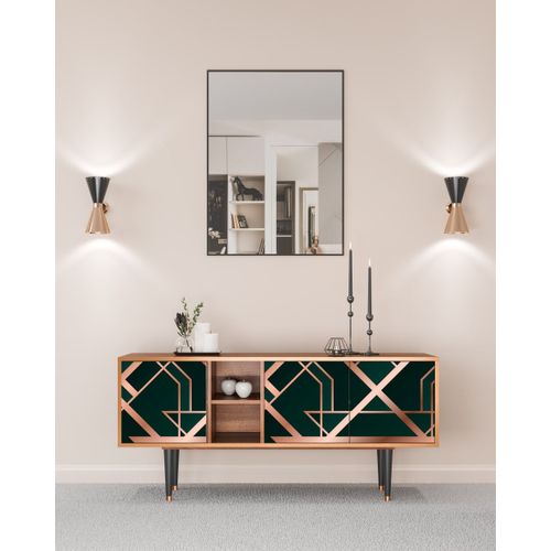 Meuble Tv Vert 3 Tiroirs L 150 Cm