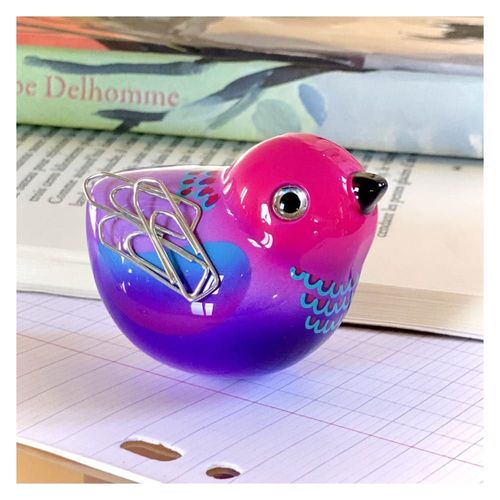 bleu aimant pour trombones Colibri HIPS 6 x 4 x 4 cm