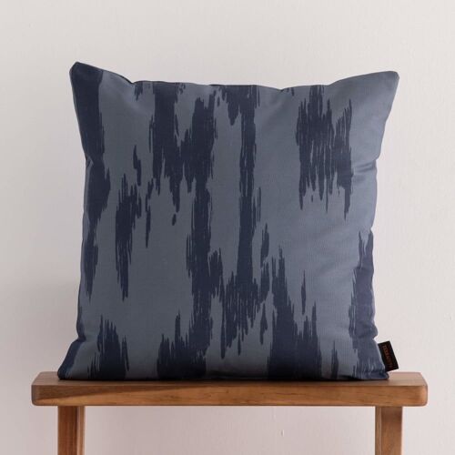 Housse De Coussin En Coton Bleu 50x50 Cm