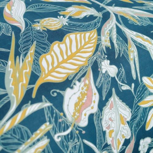 Parure De Lit Imprimé Floral Coton 220x240 Cm