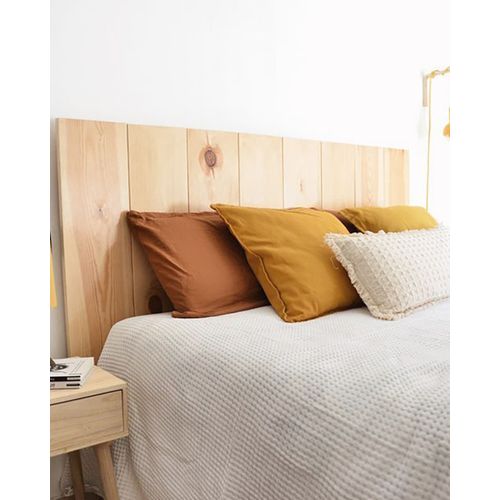 Tête De Lit En Bois De Pin Naturelle 160x80cm
