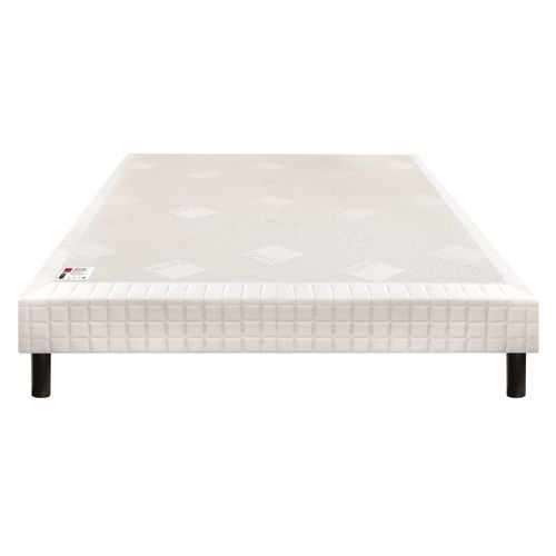 Sommier Tapissier À Lattes 15 Cm Écru 100 X 200 Cm