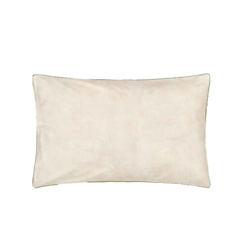 Taie D'oreiller En Satin De Coton Beige 50x75cm