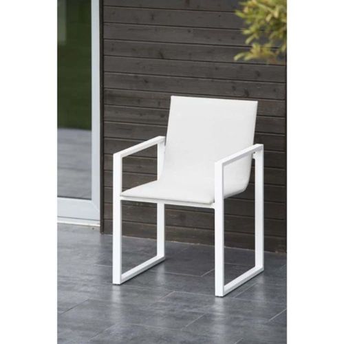 Chaise Repas Blanche L59 X P62 X H88 Cm