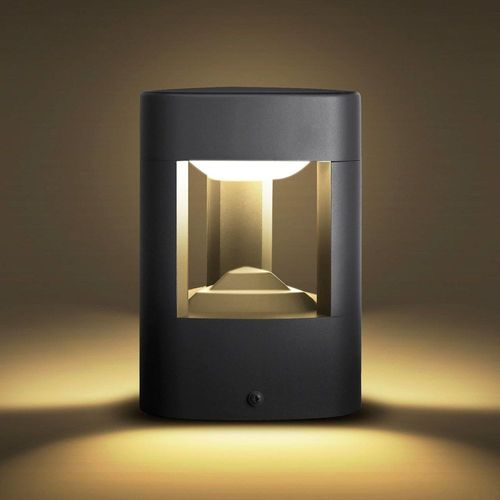 Borne Eclairage Exterieur En Aluminium Noir