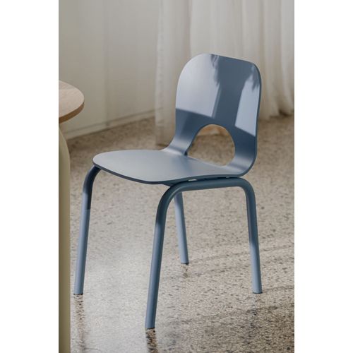 Chaise De Salle À Manger En Hêtre, Bleu
