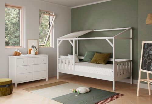 Lit enfant blanc 210x162 cm