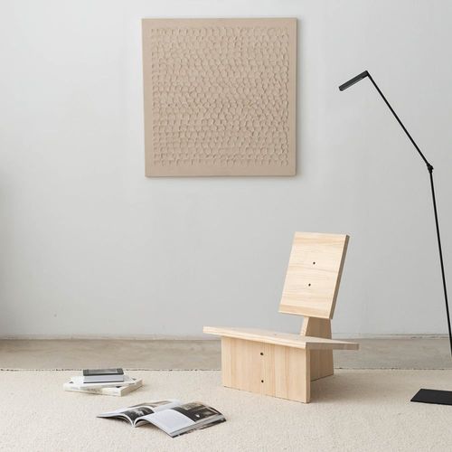 Fauteuil En Pin Massif Naturel 60 Cm Verni