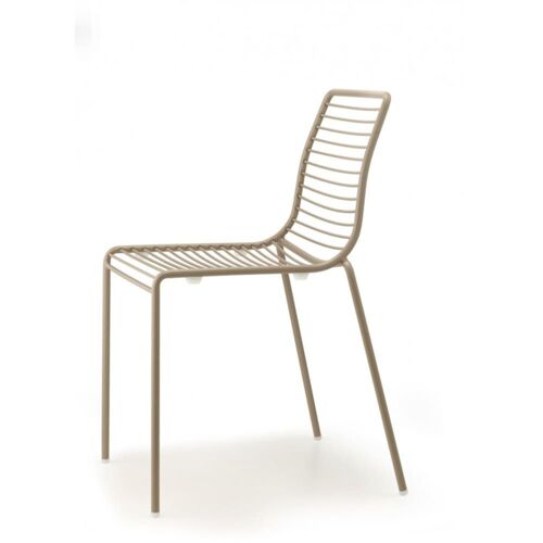 Chaise De Jardin En Métal Beige