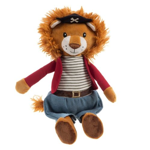 Peluche le pirate multicolore en polyester