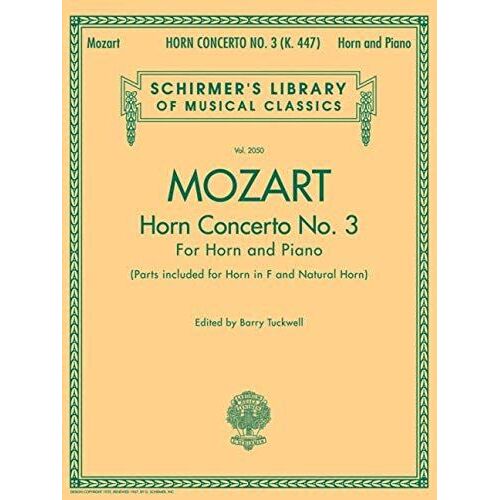 Concerto No. 3, K. 447
