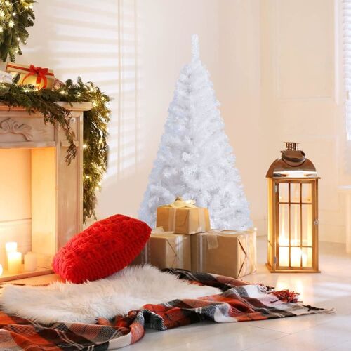 Sapin de Noël artificiel décoration d'intérieur blanc 240 cm
