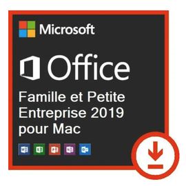Microsoft Office 2019 Famille Et Petite Entreprise Pour Mac - En Téléchargement