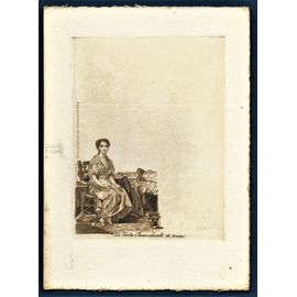 Carte Double La Vertue Chancelante ( De Greuse) / Non Carte Postale