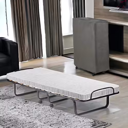 Lit Pliant En Bois Blanc 190x80h37 Cm