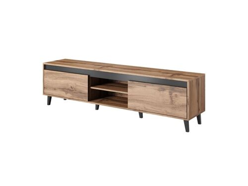 Meuble TV style industriel 170 cm bois