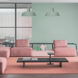 Suspension En Métal Vert