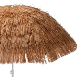 Parasol À Franges Raphia Diamètre 180cm