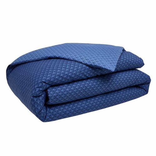 Housse De Couette En Bambou Bleu Marine 200x200