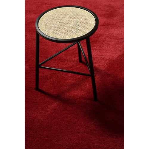 Tapis En Microfibre Dense Rouge 120x170 Cm