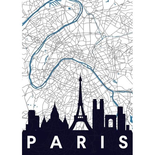 Canevas imprimer Paris France=1491 Impression sur toile DIY installer 40x50cm