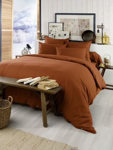 Housse De Couette Flanelle Uni