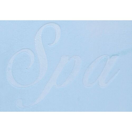 Tapis de bain mémoire de forme bleu 40x60cm