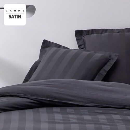 Taie D'oreiller Finition Volant Uni Coton 63x63 Cm