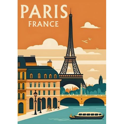 Canevas imprimer Paris France Voyage=343 Impression sur toile DIY installer 40x50cm