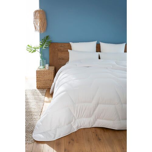 Couette Tempérée 240 X 260 Cm Coton Blanc