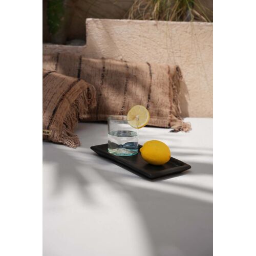Assiette En Terracotta Noire