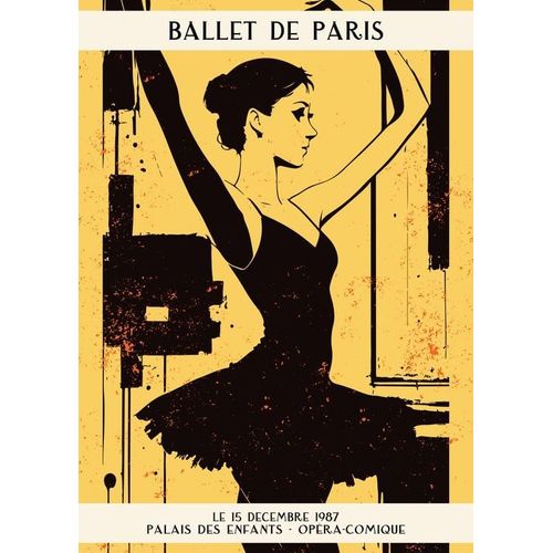 Canevas imprimer Ballet De Paris=1442 Impression sur toile DIY installer 40x50cm