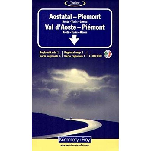 Val D'aoste-Piémont - 1/200 000