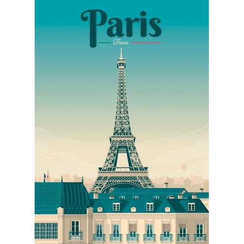 Canevas imprimer Voyage Paris=317 Impression sur toile DIY installer 40x50cm