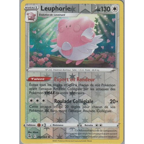 Carte Pokemon - Leuphorie - 203/264 - Holo-Reverse - Eb8 Poing De Fusion -