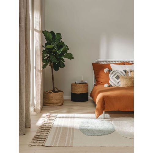 Tapis En Coton Bleu 120x170