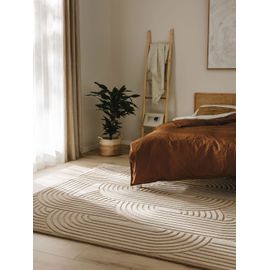 Tapis De Laine Beige 120x170
