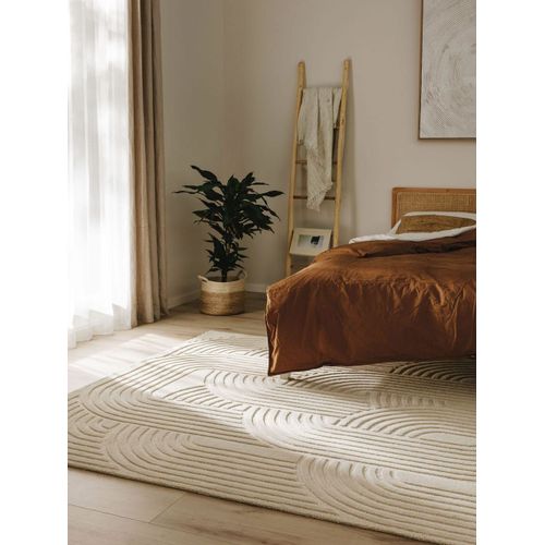 Tapis De Laine Crème 200x300