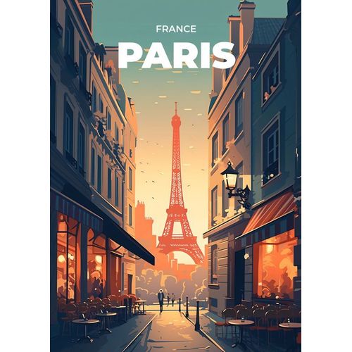 Canevas imprimer Paris Ville Minimaliste=74 Impression sur toile DIY installer 40x50cm