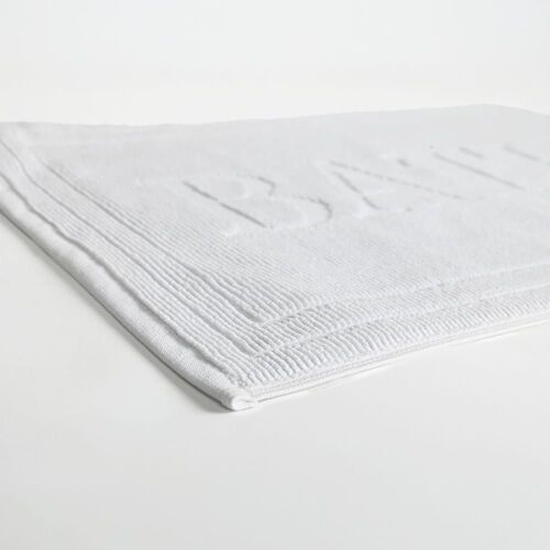 Tapis de bain 1050 g/m² blanc 50x80 cm