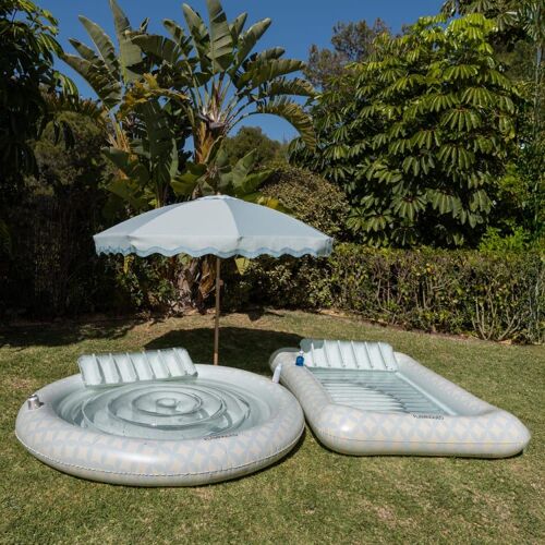 Matelas Gonflable Piscine Pvc Bleu