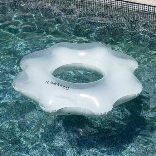 Bouée Piscine Geante Pvc Turquoise