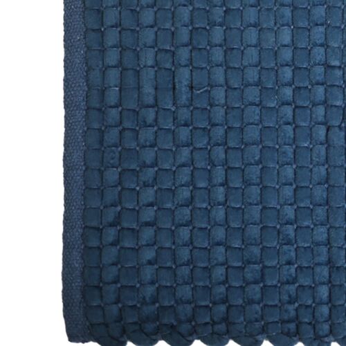 Tapis de bain et d'intérieur 2300 g/m² indigo 50x80 cm