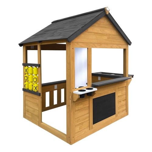 Maisonnette Enfant En Bois, Marron/Anthracite