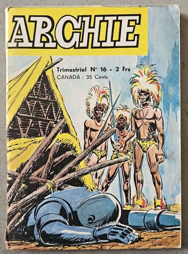 Archie N° 16 : Sous Le Signe Du Python - Bd Petit Format Janvier 1972